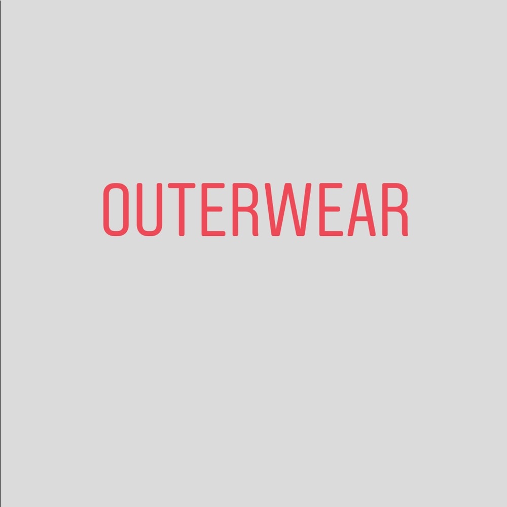Jackets • Vests • Cardigans • Sweaters